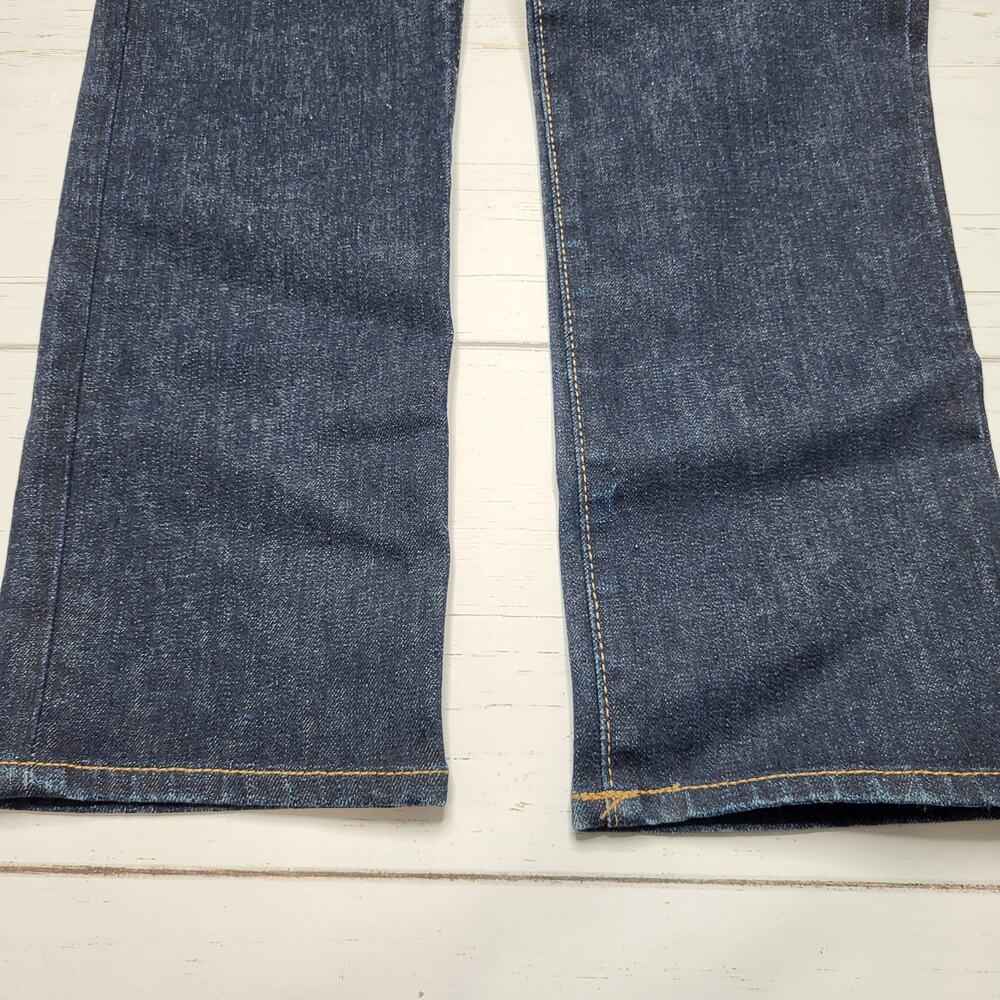 Madewell Mens Straight Jeans Dark Rinse Wash Relaxed Flex Denim Button Zip 28x30 - Picture 8 of 12